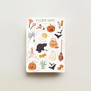 Sticker Sheet - Boo! | journaling stickers for your planner