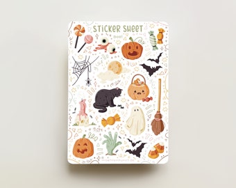 Sticker Sheet - Boo! | journaling stickers for your planner