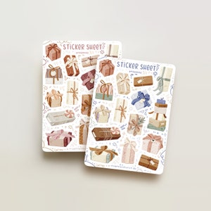 Sticker Sheet - Presents | journaling stickers for your planner