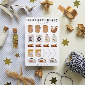 Planner Minis - Laundry (CLEARANCE) | journaling stickers for your planner