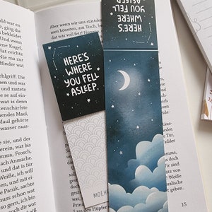 Bookmark - Nightsky | Bookmarks, Nature Bookmark, Cozy Bookmarks, Unique Bookmarks, Bookmark, Books, Reading, Stationery, Bujo, Gift for her