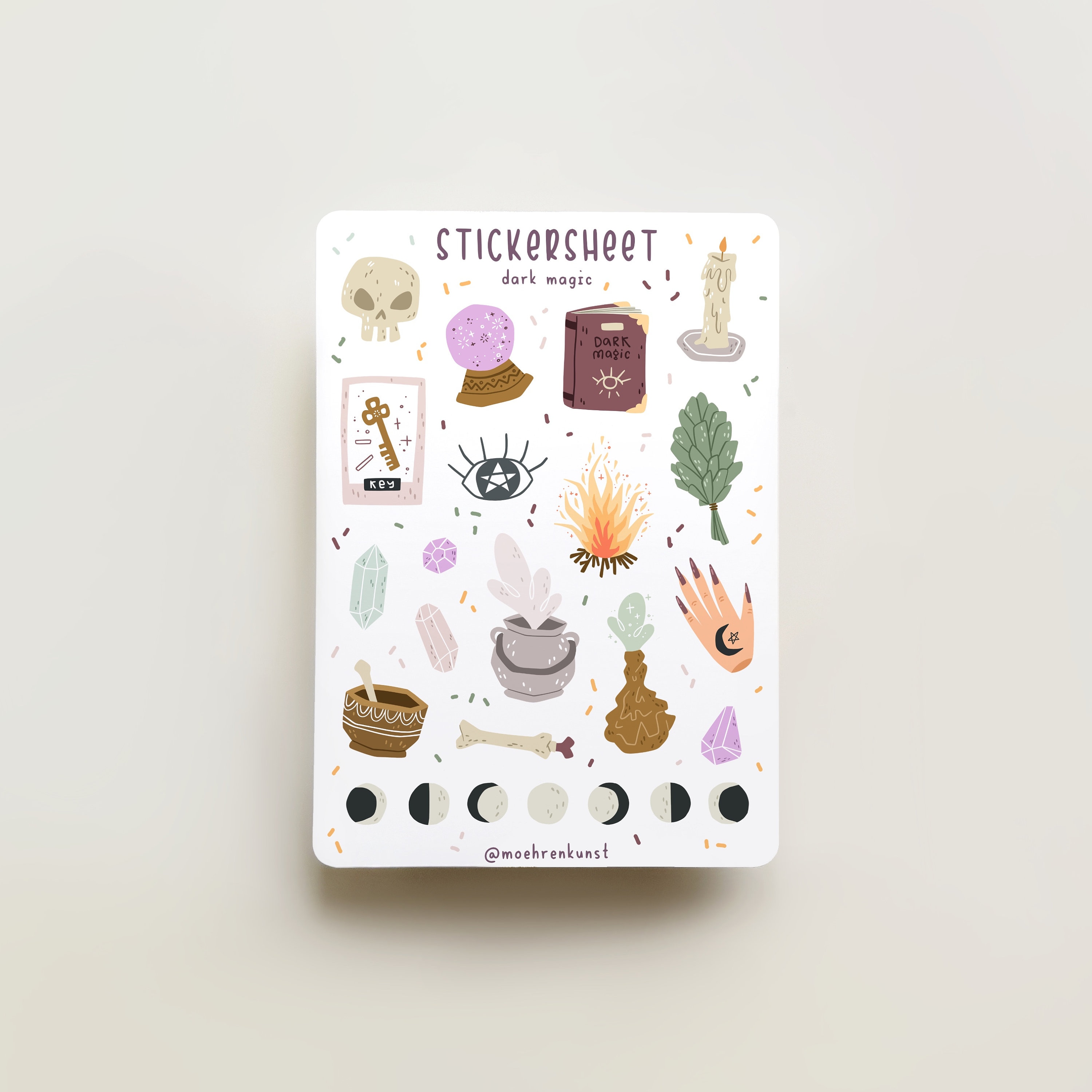 Magic Wizard Sticker Papercraft Embellishments Magic Stickers Movie Sticker Wizard Sticker ...