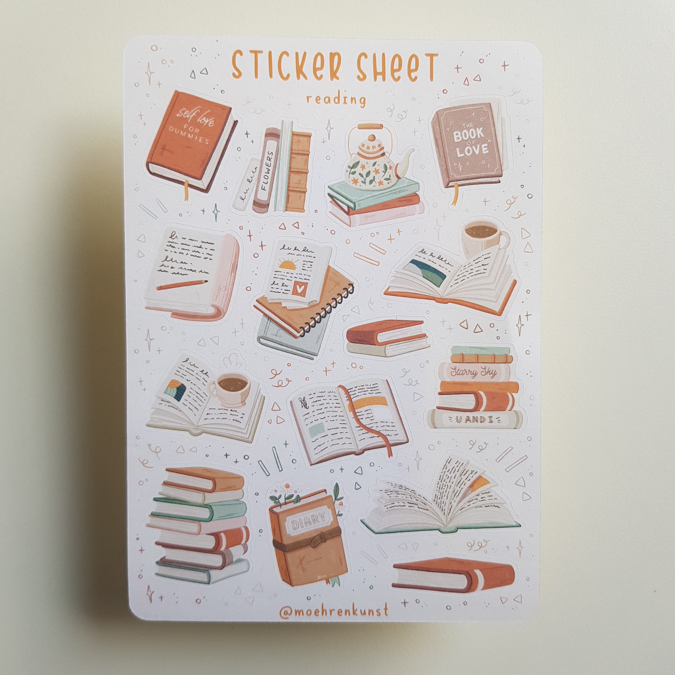 Reading Journal Sticker Sheet  Add Fun to Your Reading! - LitJoy