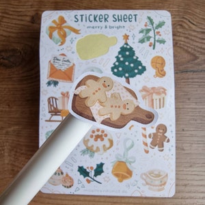 Christmas Bullet Journal Stickers. 
Decorative stickers, made for Bullet Journals, Planners, and Scrapbooks of all sizes