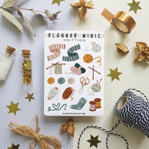 Planner Minis - Knitting | journaling stickers for your planner