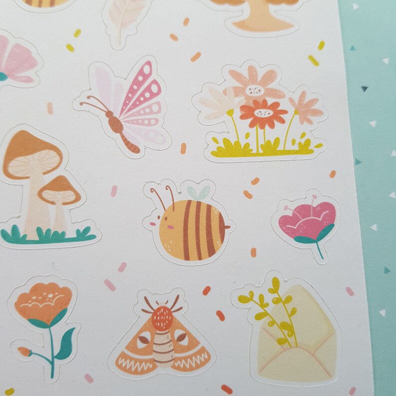 Charming Bullet Journal Stickers. 
Decorative stickers, made for Bullet Journals, Planners, and Scrapbooks of all sizes