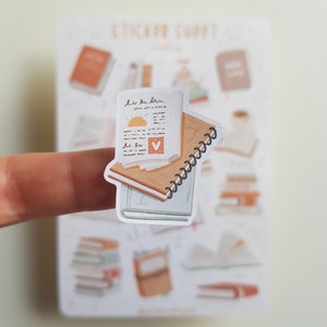 Sticker Sheet - Reading | Journaling Stickers for Your Planner - Etsy