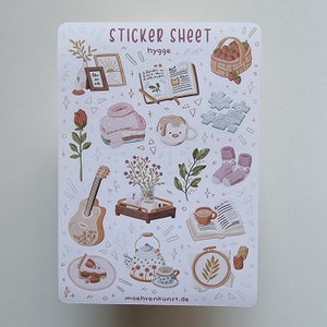 Hygge Bullet Journal Stickers. 
Decorative stickers, made for Bullet Journals, Planners, and Scrapbooks of all sizes