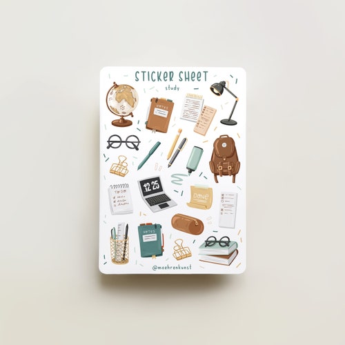 Sticker Sheet Washi Love Bullet Journal Stickers Planner Etsy India