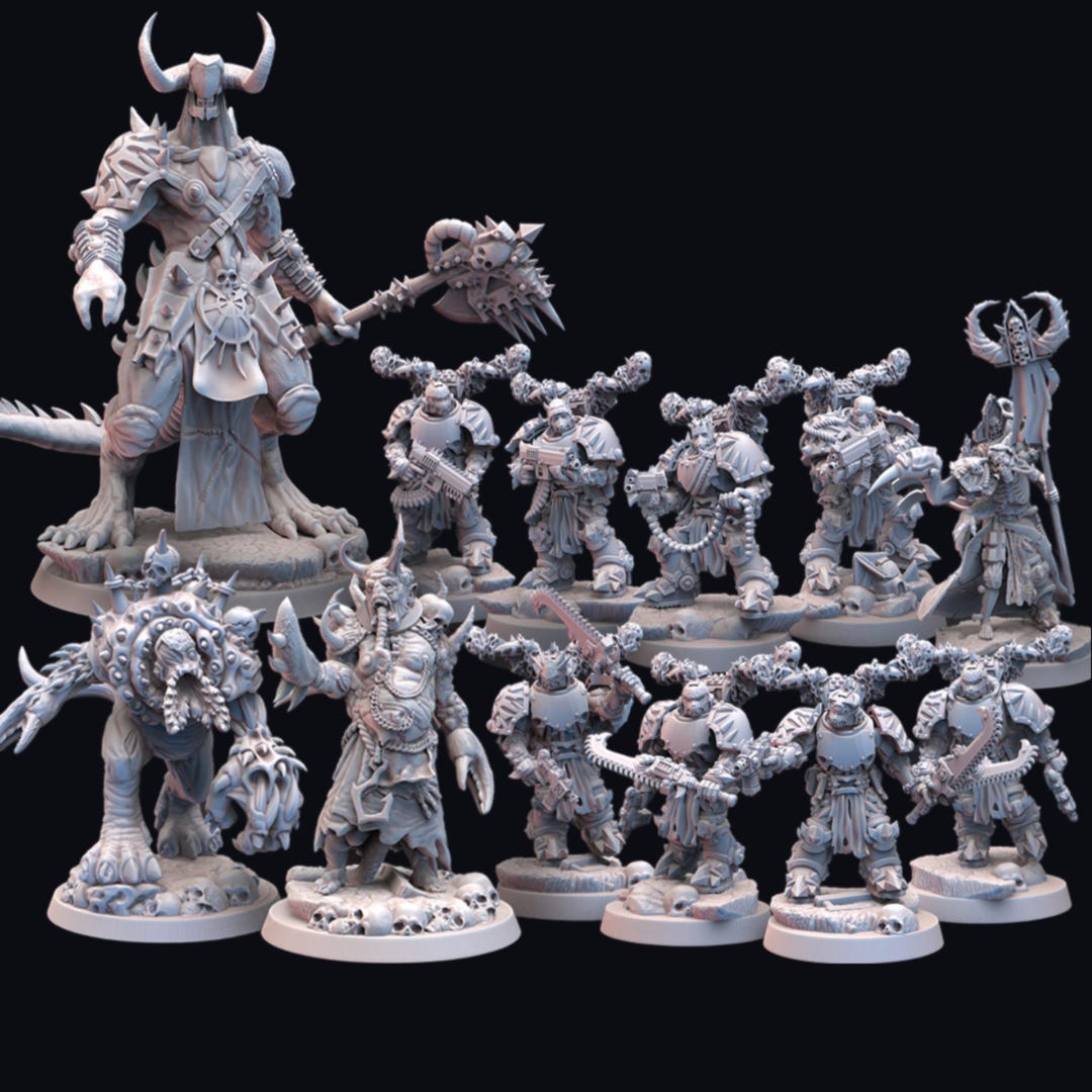 Warhammer Miniatures STL Desert Scavengers Vol I Warhammer 40k Proxies ...