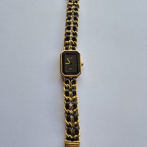 A Beautiful 1987's CHANEL Paris Premiere XL Size Gold Plated A Beautiful 1987's CHANEL Paris Premiere XL Size Gold Plated