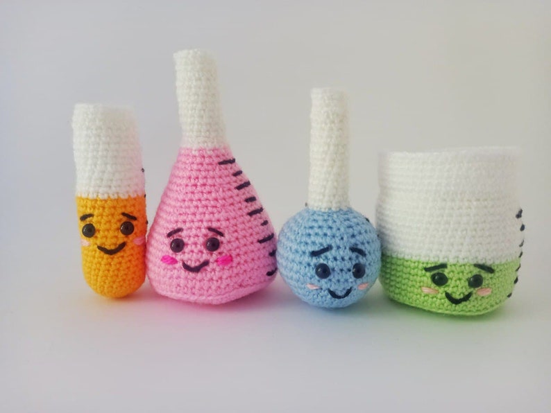 Chemistry Set Crochet Crochet Pattern Gift Plush Toys Etsy