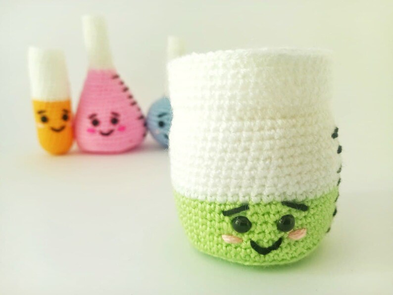 Chemistry Set Crochet Crochet Pattern Gift Plush Toys Etsy