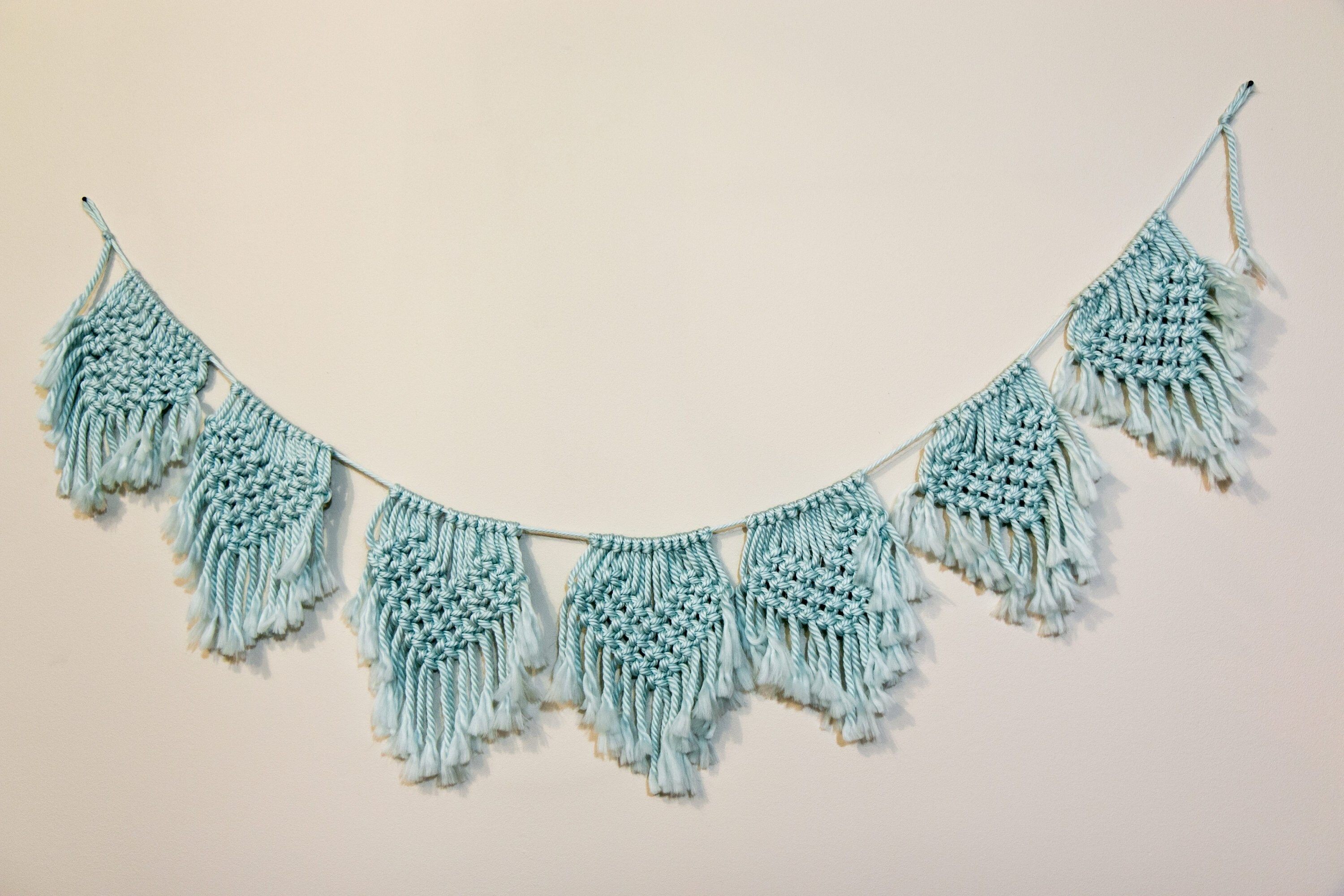 Guirlande Fanions Macramé