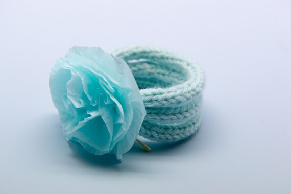 paper flower bracelet