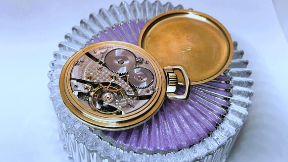 Waltham Vanguard Pocket Watch: 14K GF Mainliner C… - image 7