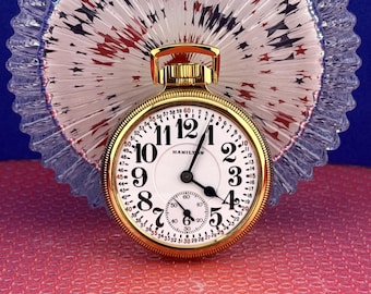 1926 Hamilton 992 Pocket Watch – 21 Jewels, Montgomery Dial, Gold Filled Case