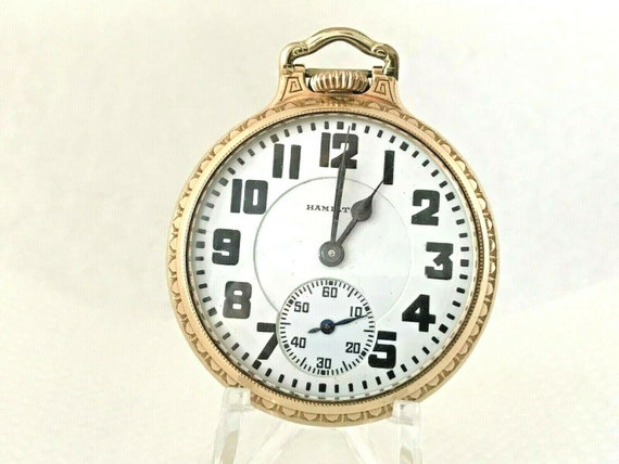 1953 Hamilton 992B Railroad Pocket Watch: 10K Case