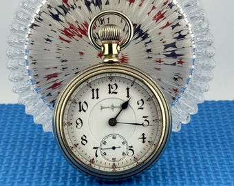 1905 Illinois Bunn Special ,21 Jewels. Model 6. 18 Size. Serviced