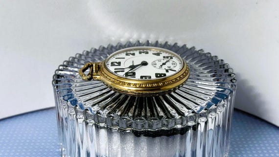 Montre De Poche Antique Hamilton 992E 10K Gold Filled 51mm - 1939 État Très Bon