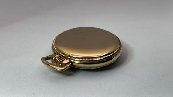 Waltham Vanguard Pocket Watch: 14K GF Mainliner C… - image 10