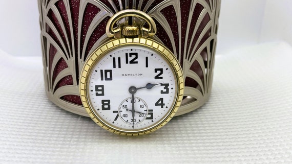1963 Hamilton 992B High Grade RR Pocket Watch 21j 16s SERVICED Etsy Canada
