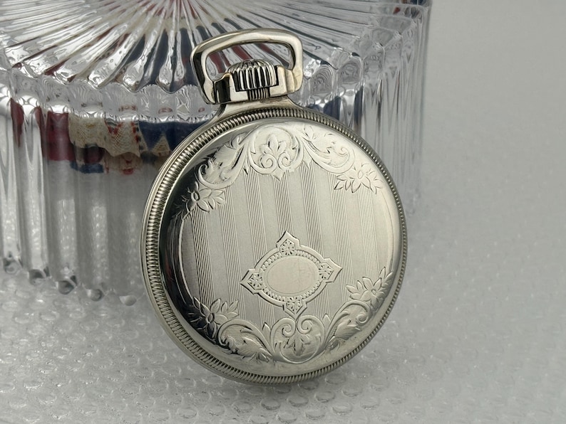 Length For Grade R 1928 Ball–illinois Grade 810 Watch – 23 Jewels, 16 Size, 14K White Gold ...
