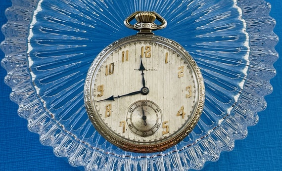 Hamilton 922 pocket watch hot sale