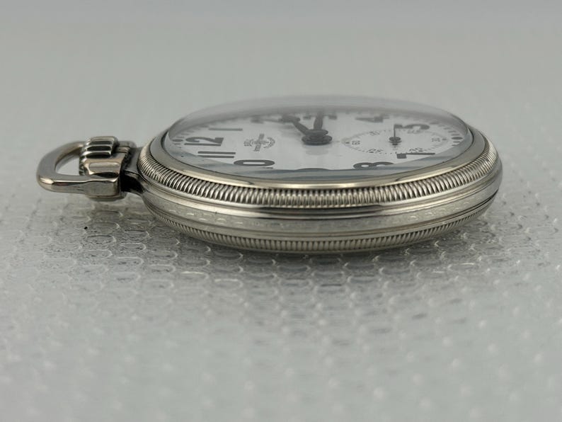 Length For Grade R 1928 Ball–illinois Grade 810 Watch – 23 Jewels, 16 Size, 14K White Gold ...