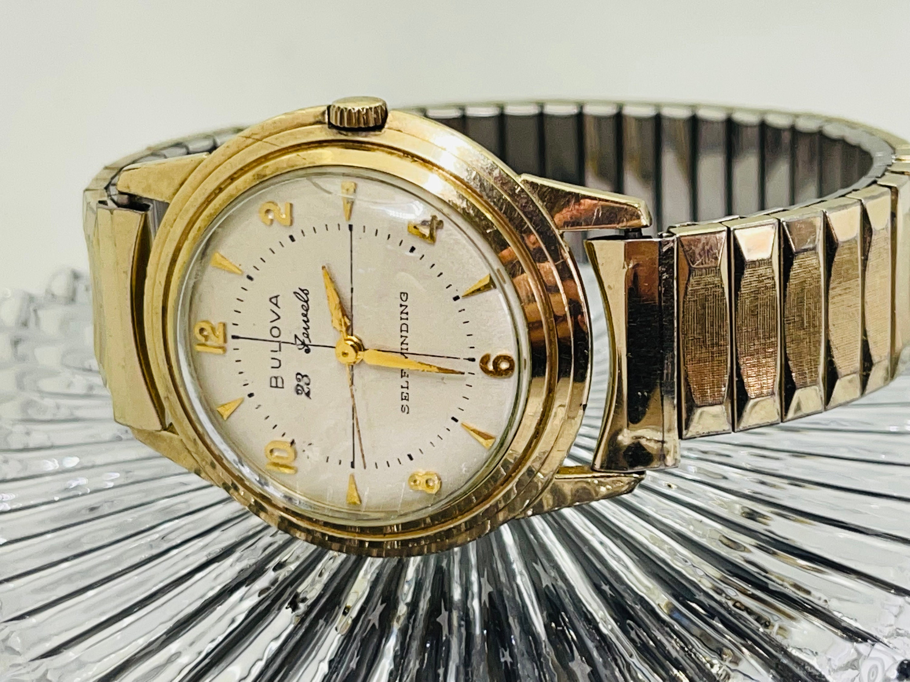 Bulova 23J Self Winding Men's Watch C1956 Etsy