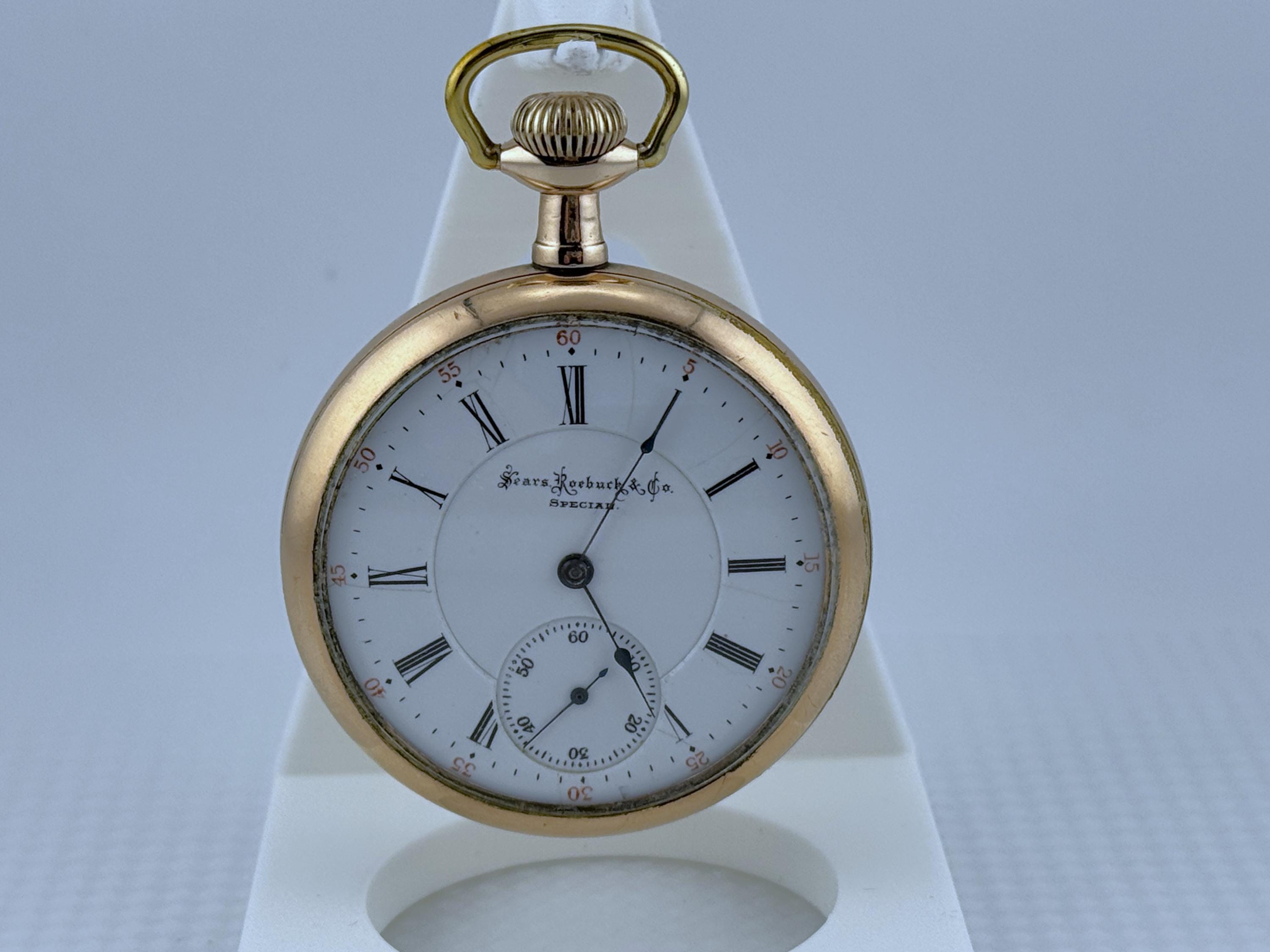 Vintage Sears Pocket Watch - Etsy