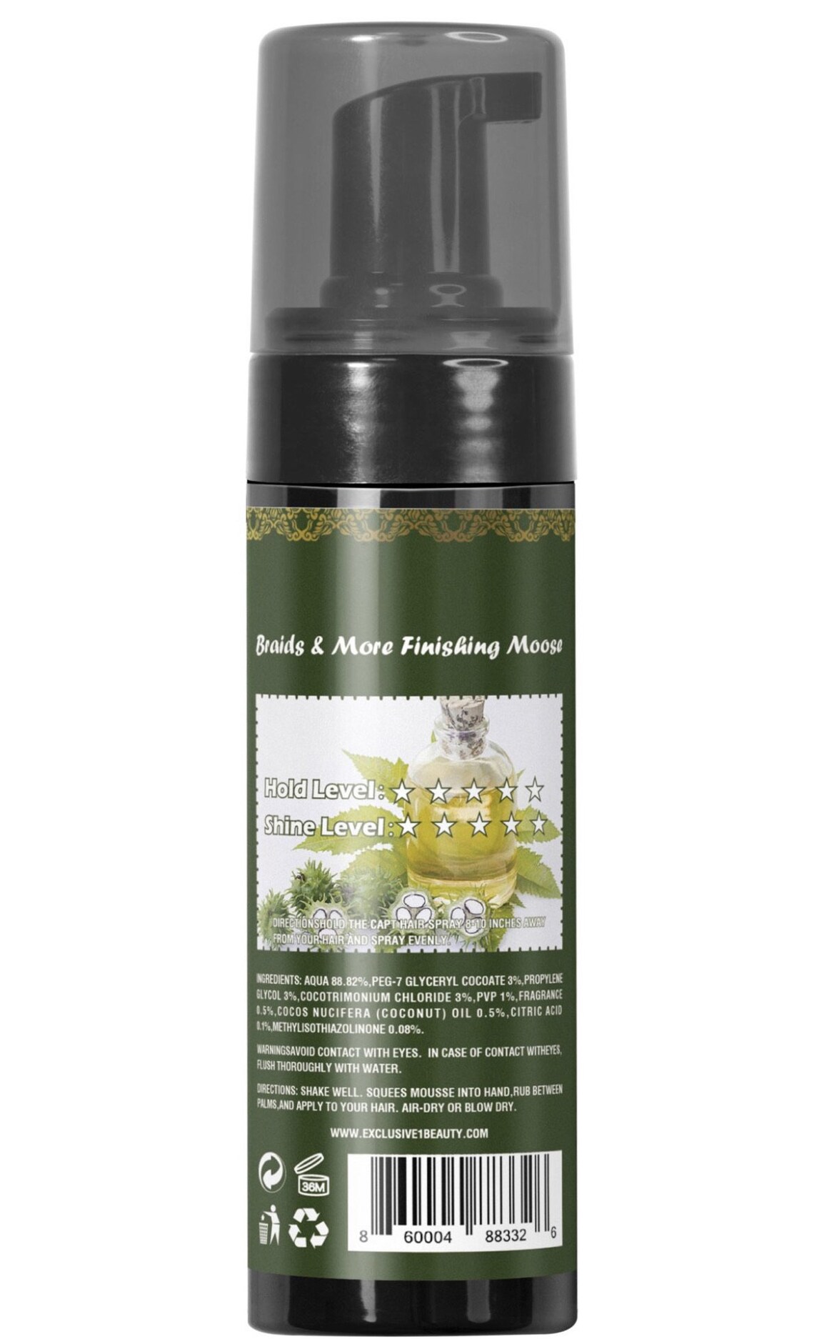 The Finish Moose Shine and Moisture Hair Moose Hair Growth Etsy