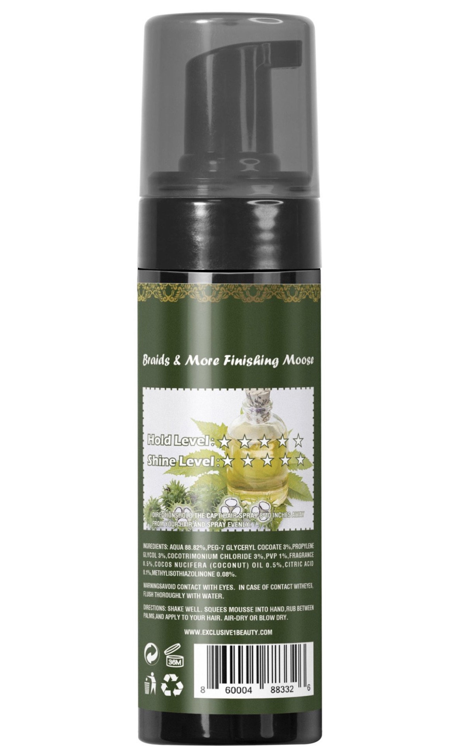 The Finish Moose Shine and Moisture Hair Moose Hair Growth Etsy