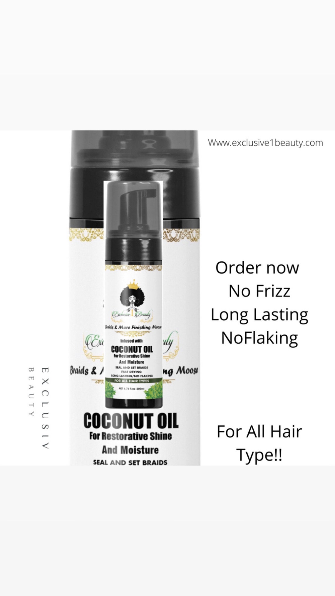 The Finish Moose Shine and Moisture Hair Moose Hair Growth Etsy