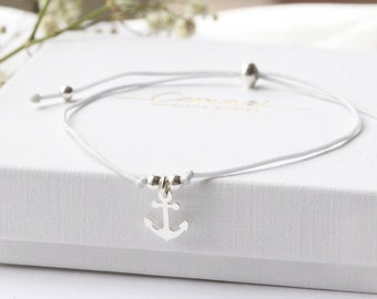 Anchor bracelet 925 silver filigree symbol gift