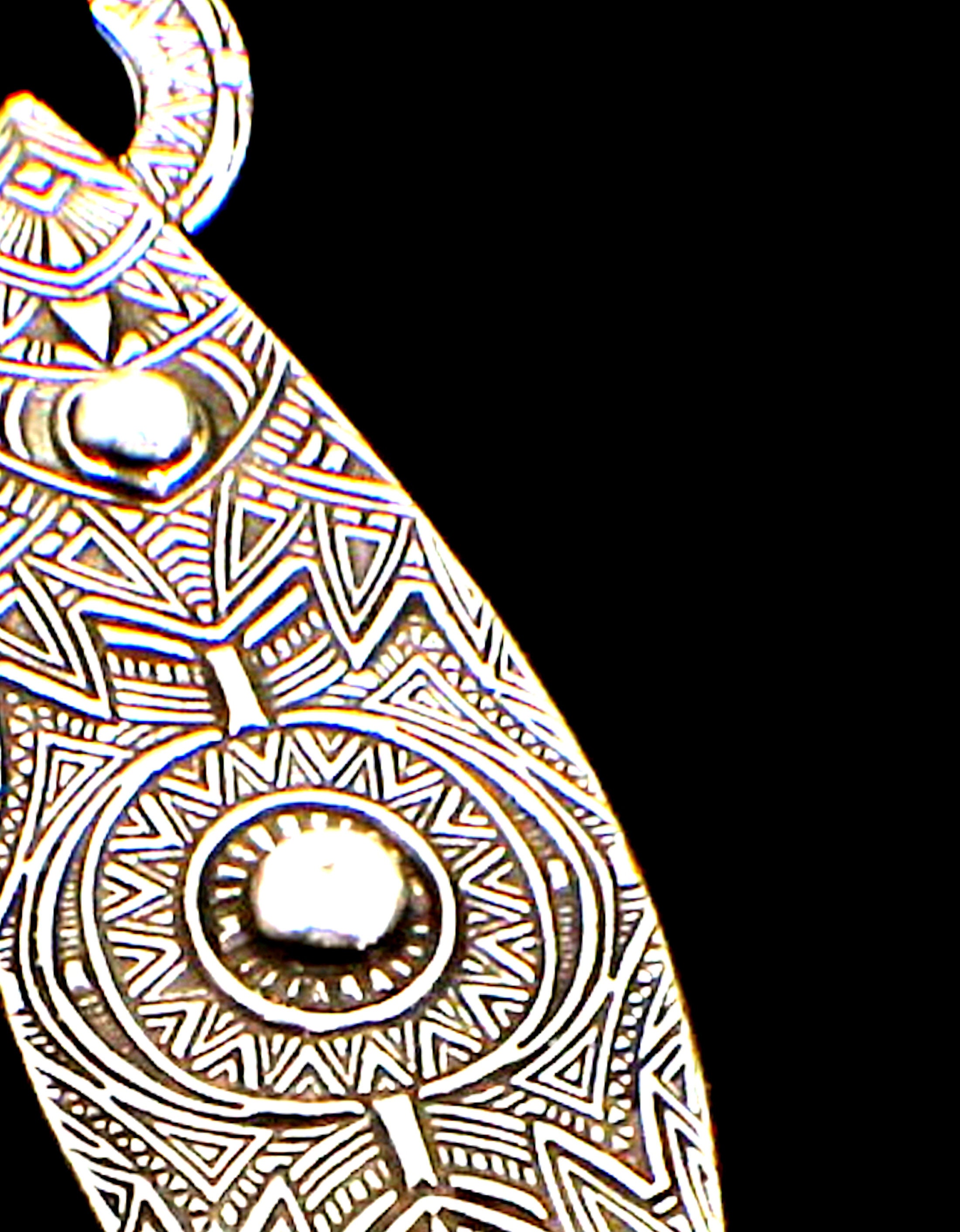 Collar de amuleto de protección tribal artesanal Etsy