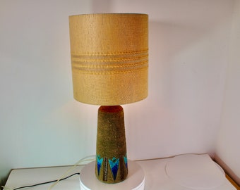 Sweden Carlsson ceramic lamp for Tilgmans 1960 vintage