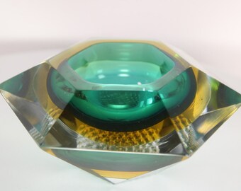 ムラーノ ソンメルソ Flavio Poli ヴィンテージ 灰皿 Vintage MURANO