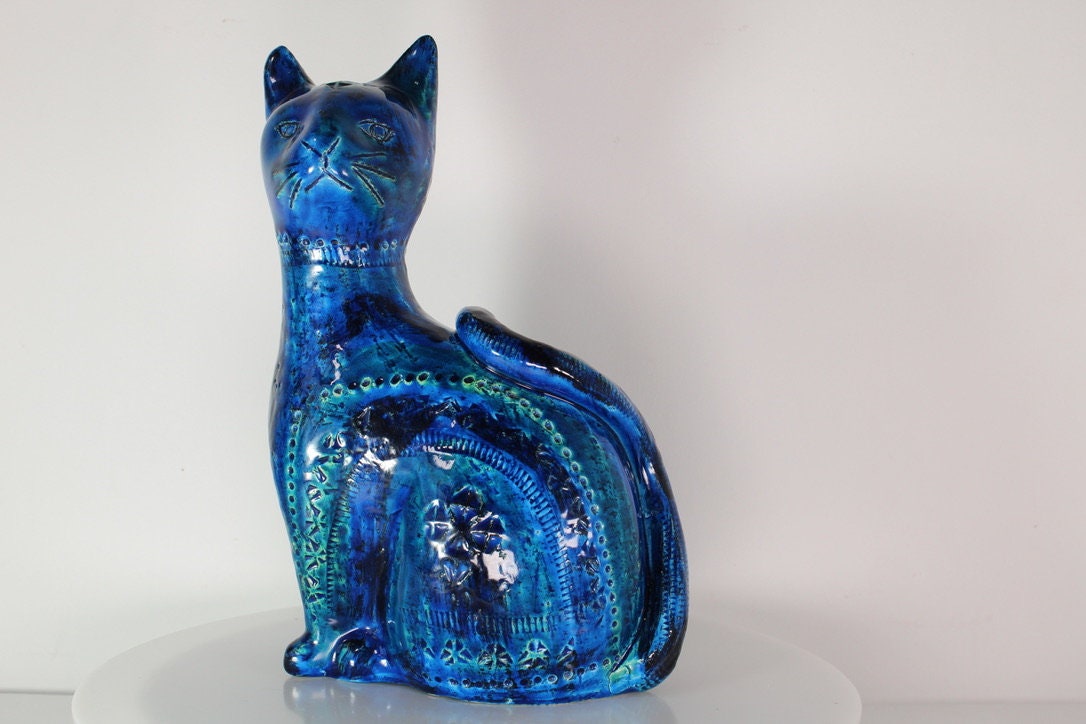 BITOSSI ビトッシ リミニブルー ねこ