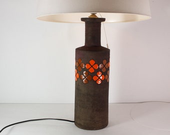 Aldo Londi Bitossi ceramic lamp 1960 vintage Italy