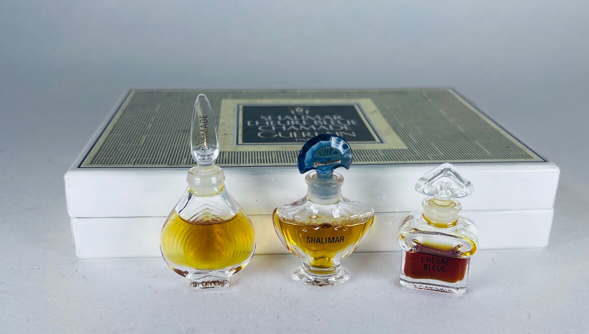 Guerlain coffret Miniatures parfum vintage l'heure bleue, Shalimar