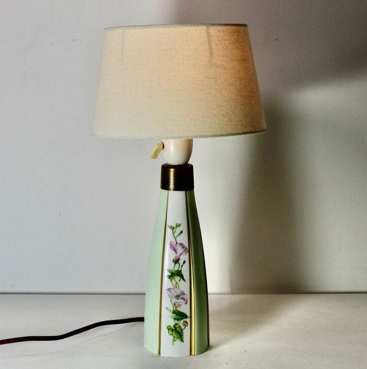 KPM krister ceramic lamp Germany 1960