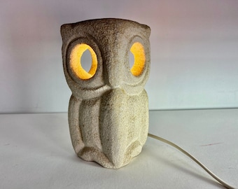 Lamp Tormos Pierre Sculpture Owl owl France 1960/70