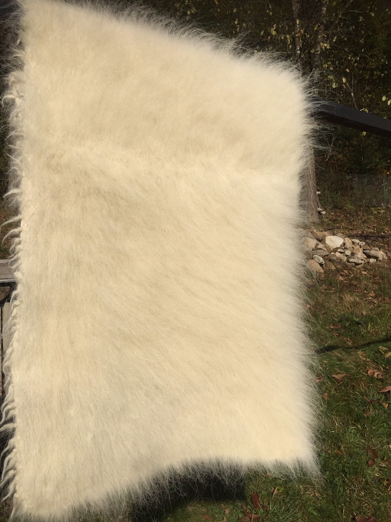 Organic White Bedcover/duvet White Blanket/fluffy Wool Etsy Australia