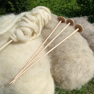 Made in Ukraine Wooden spindle/knitting needles /hand spinning/wooden skewers/Hand knitting/ Hand weaving/Ukrainian crafts/wooden spikes