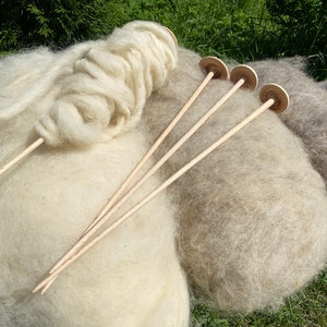 Made in Ukraine Wooden spindle/knitting needles /hand spinning/wooden skewers/Hand knitting/ Hand weaving/Ukrainian crafts/wooden spikes