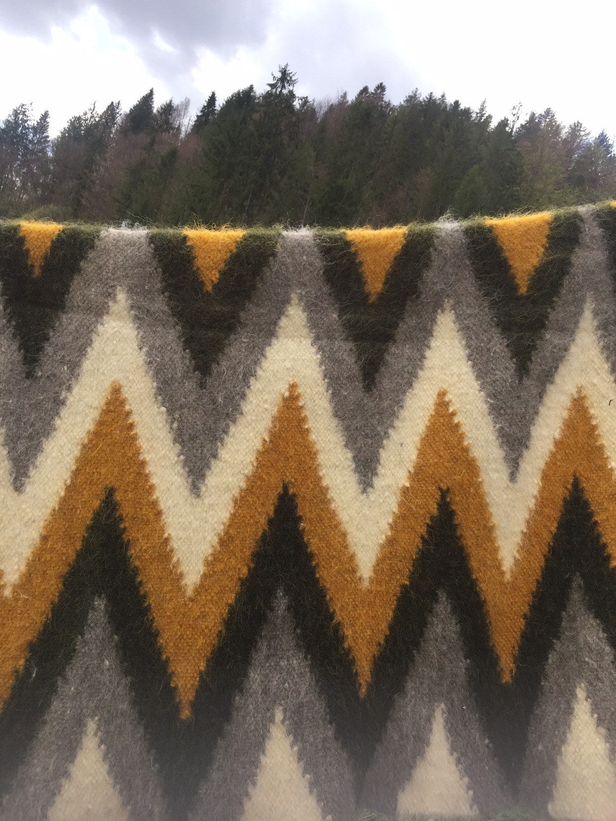 Warm Wool Blanket From Ukraine Throw the Blanket on the Bed Etsy