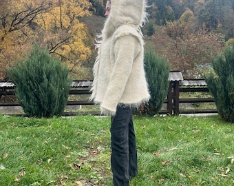 Wool Ivory winter coat