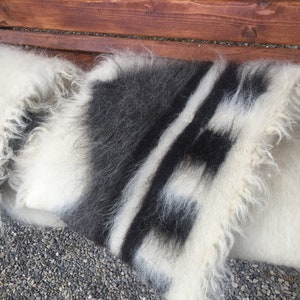 Made in Ukraine Woven natural wool blanket
