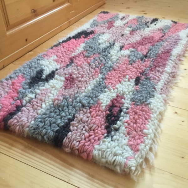 Tapis de chevet rose/tapis de chauffeuse/commande personnalisée/housse de chaise rose/tapis pour animal de compagnie/